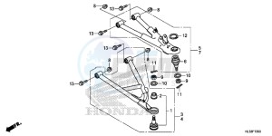 SXS700M4H Europe Direct - (ED) drawing FRONT ARM