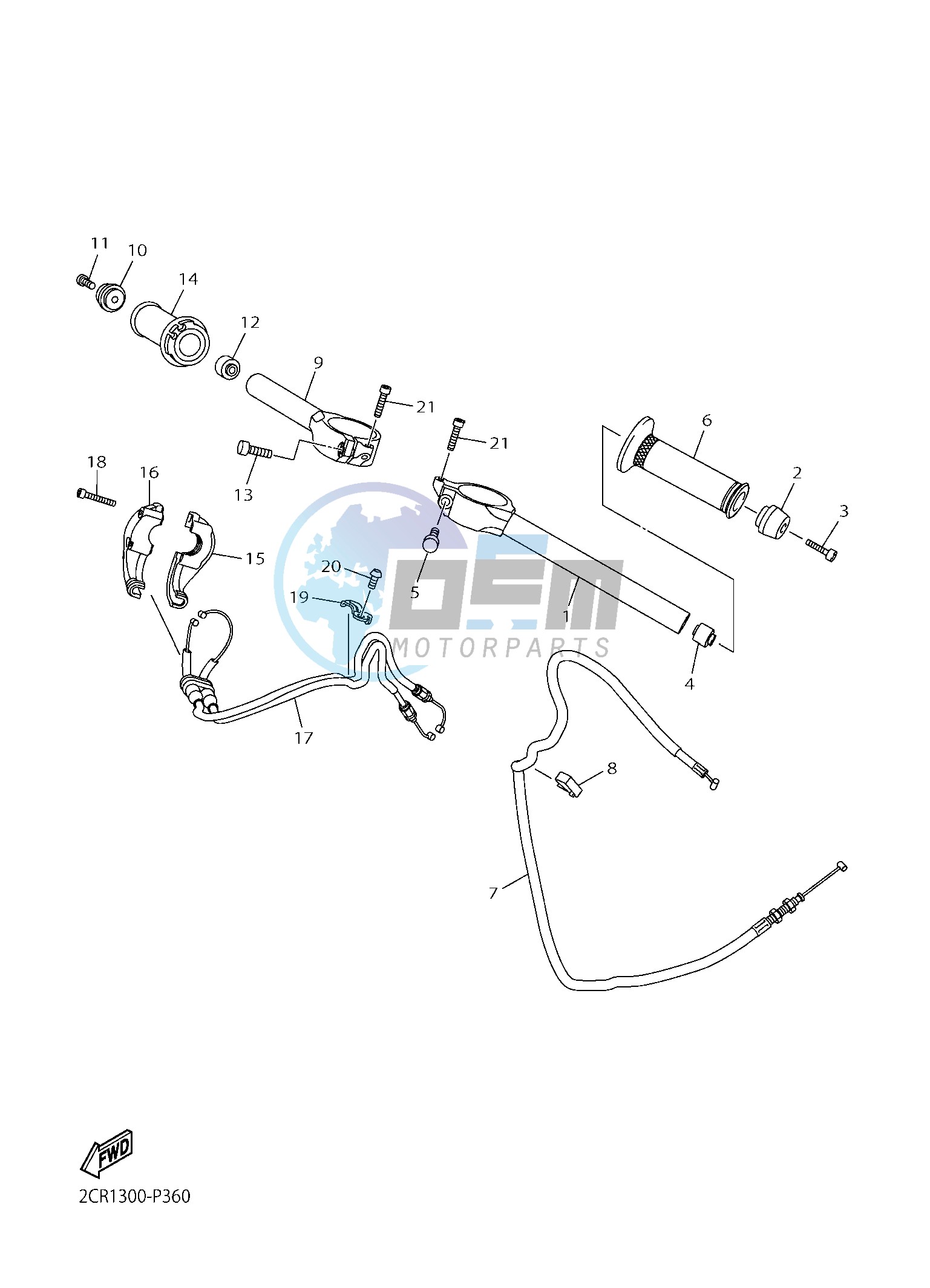 STEERING HANDLE & CABLE