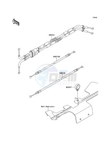 ZZR1400_ABS ZX1400D8F FR GB XX (EU ME A(FRICA) drawing Cables