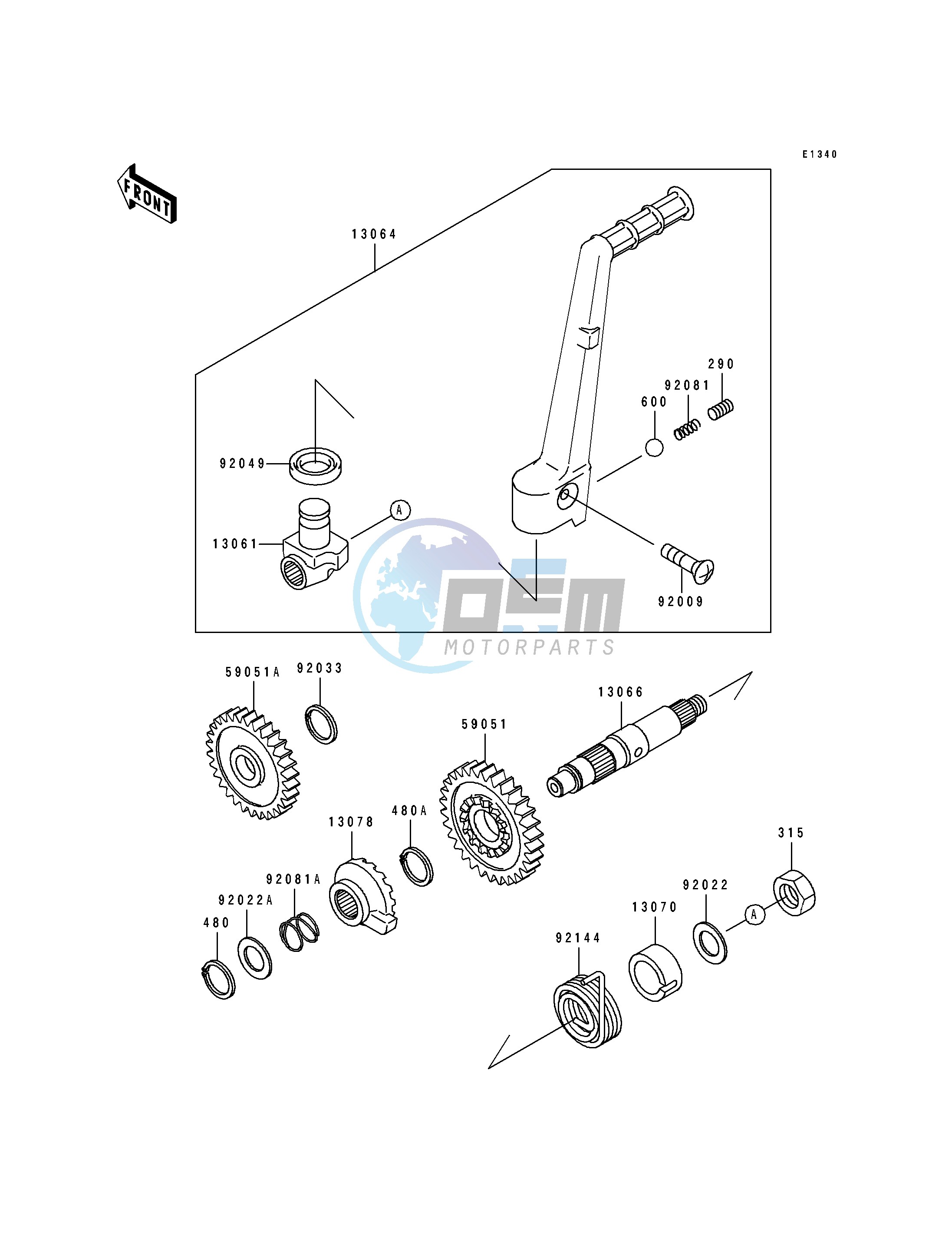 KICKSTARTER MECHANISM