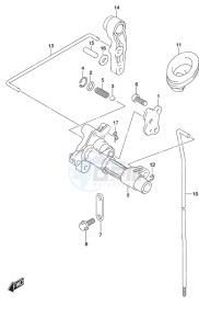 DF 9.9A drawing Clutch Rod w/Remote Control