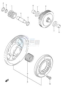 LT-Z400 (E3-E28) drawing STARTER CLUTCH