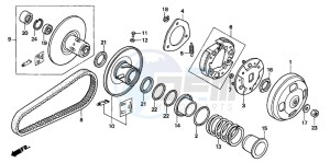 FES250 FORESIGHT drawing DRIVEN FACE (FES250Y/1/2)