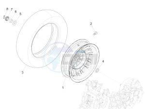 SPRINT 125 4T 3V IGET E2 ABS (APAC) drawing Rear wheel