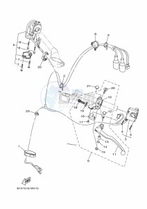 YZF320-A YZF-R3 (B2XF) drawing HANDLE SWITCH & LEVER