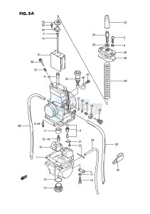 RM80 (E3) drawing CARBURETOR (MODEL K L M N P R S)