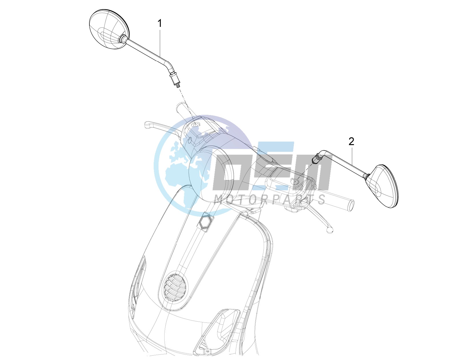 Driving mirror/s