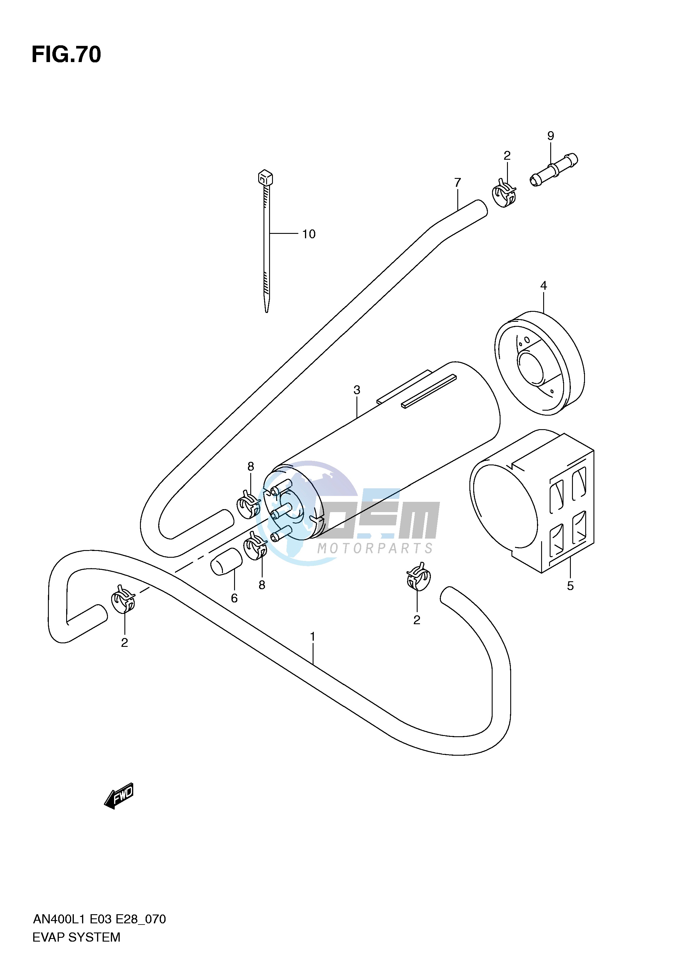 EVAP SYSTEM (AN400ZAL1 E33)