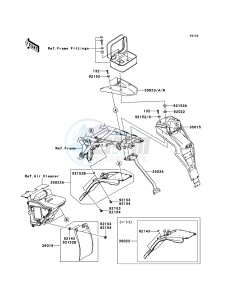 KLX125 KLX125CCF XX (EU ME A(FRICA) drawing Rear Fender(s)