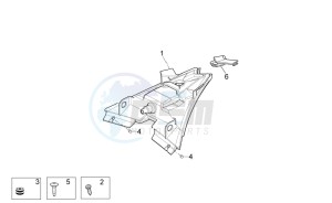 Tuono V4 1100 Factory (EMEA, APAC) (AU, EU, HK, JP, MAL, RC, S, T, TH) drawing Taillight