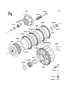 Z1000_ABS ZR1000ECFA FR XX (EU ME A(FRICA) drawing Clutch