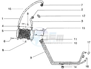 Runner 50 Poggiali drawing Cooling system