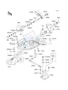 JT 900 C [900 STX] (C1-C2) [900 STX] drawing HANDLE POLE