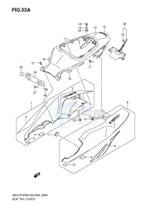 GSX-R750 (E3-E28) drawing SEAT TAIL COVER (MODEL K7)