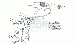 V 65 650 Florida Florida drawing Front lh/rear brake system