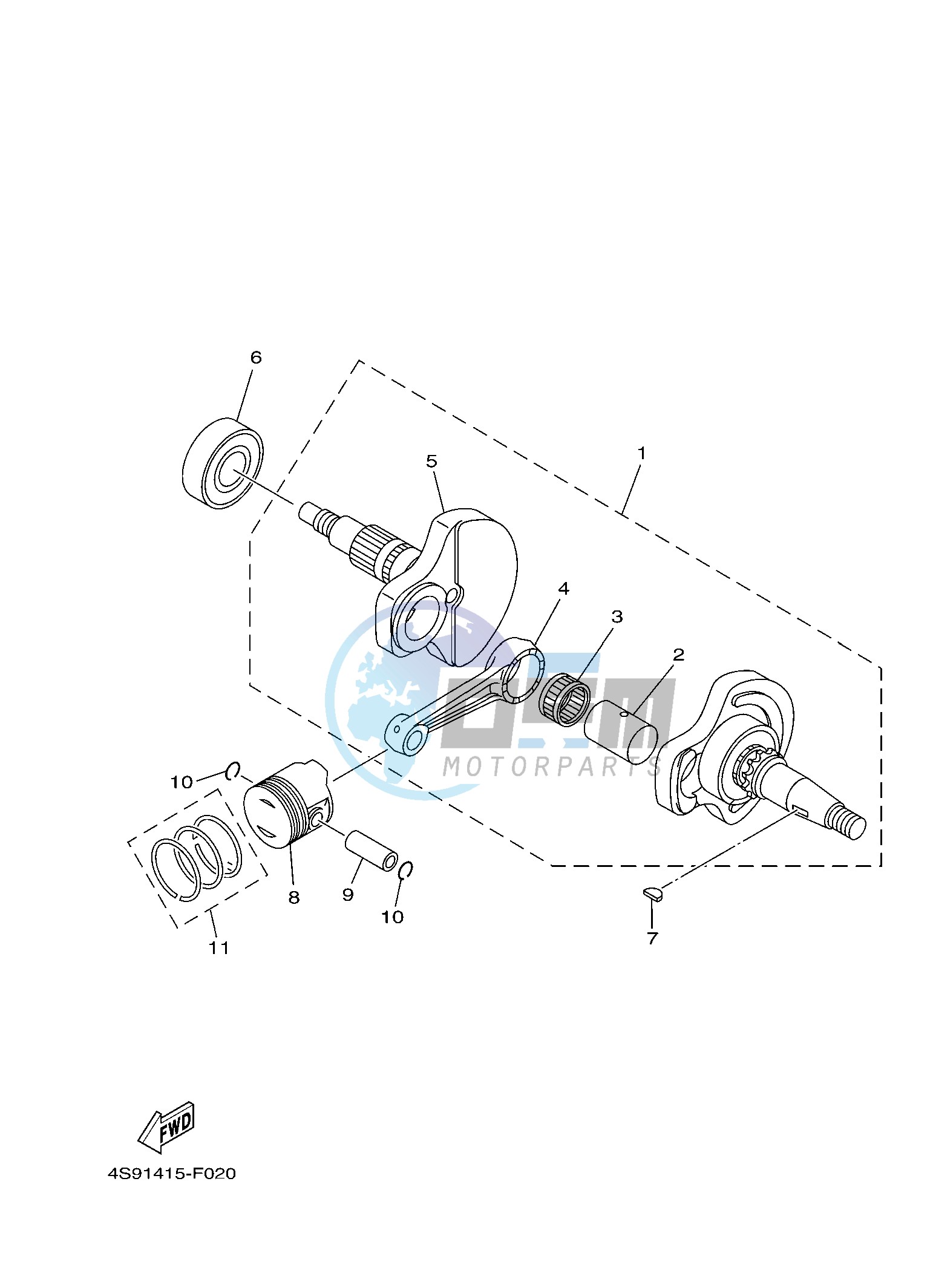 CRANKSHAFT & PISTON