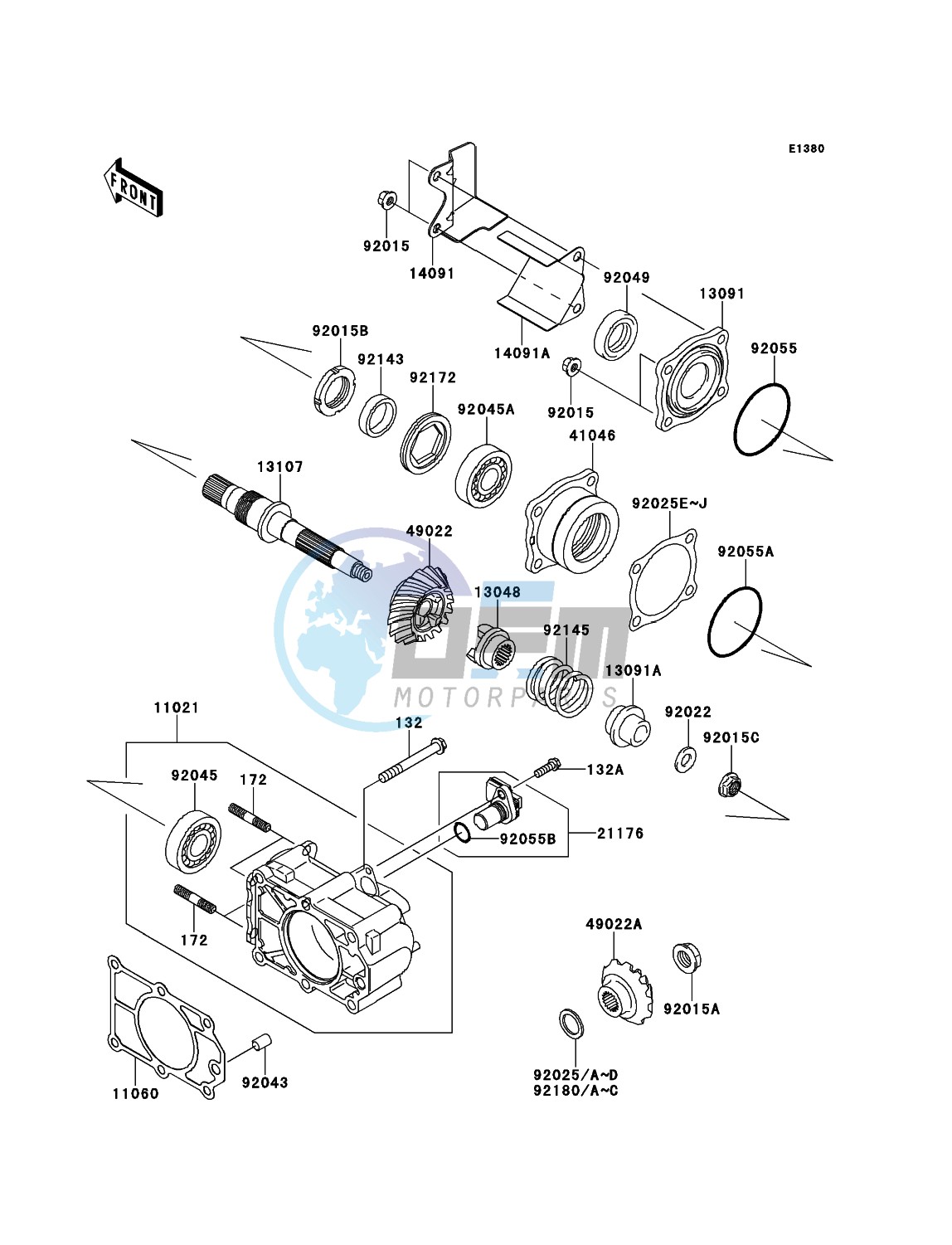 Bevel Gear Case