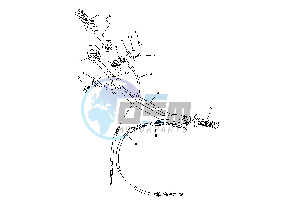 STEERING HANDLE -CABLE