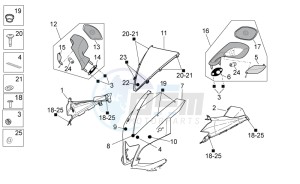 RSV 4 1000 4V drawing Front body I