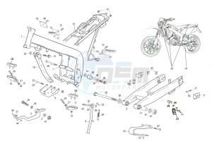 SMX STREET 125 50 drawing CHASSIS