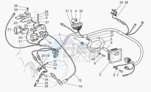 California 1100 Stone - Metal PI Special Sport/Al. PI drawing Electrical systeme