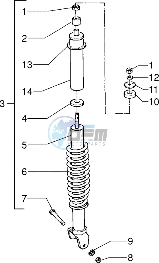 Rear Shock absorber