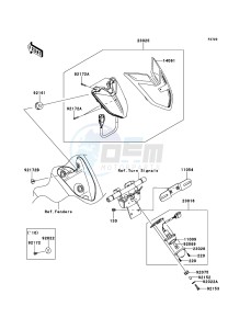 VN1700_CLASSIC_ABS VN1700FEF GB XX (EU ME A(FRICA) drawing Taillight(s)