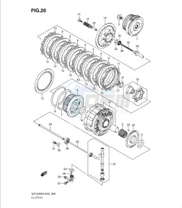 VZ1500K9 drawing CLUTCH