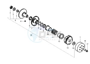 ICE 50 drawing Driven pulley