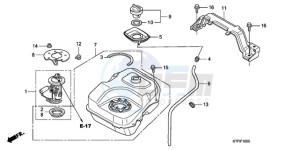 SH1259 France - (F / CMF 2F) drawing FUEL TANK