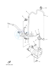 XT1200Z (23PF 23PG) drawing TANK RECOVERY