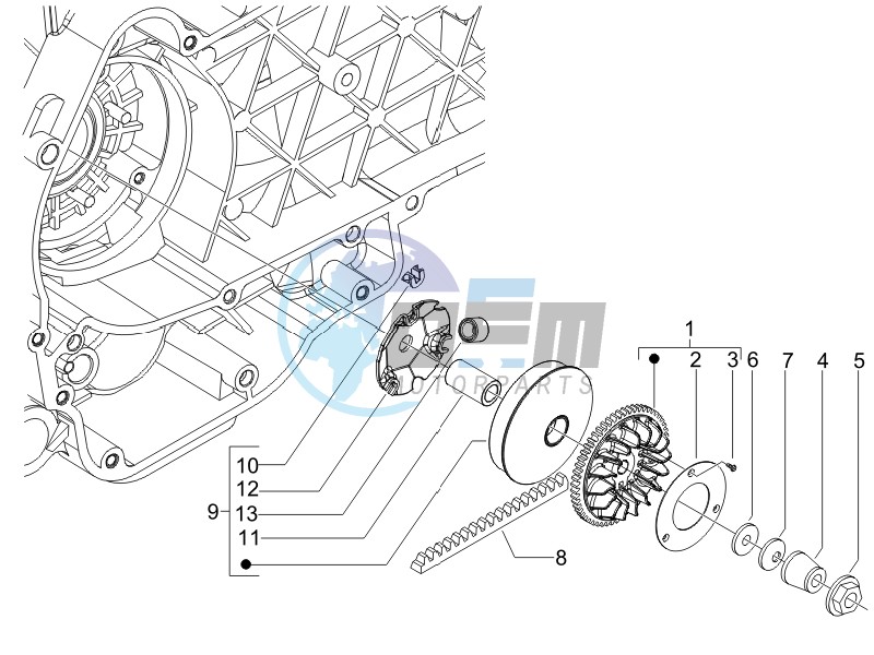 Driving pulley