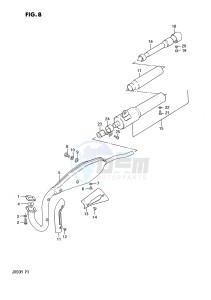 JR50 (P3) drawing MUFFLER