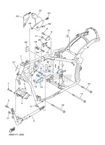 XVS1300A MIDNIGHT STAR (1CS9) drawing FRAME