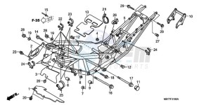 XL1000V9 F / CMF drawing FRAME BODY (XL1000V)