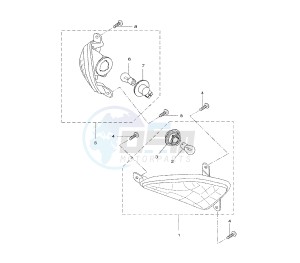 VP X-CITY 125 drawing FLASHER LIGHT