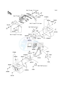 VN 1700 G [VULCAN 1700 CLASSIC LT] (9G-9FA) G9F drawing SADDLEBAGS