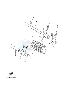 YZ85LW (1SN7 1SN9 1SP7 1SP9) drawing SHIFT CAM & FORK