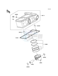 NINJA 250R EX250KCF GB XX (EU ME A(FRICA) drawing Cylinder/Piston(s)