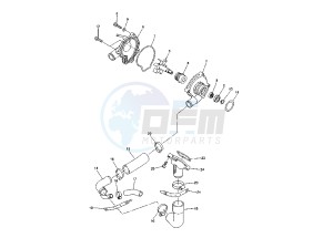 YZF R46 600 drawing WATER PUMP