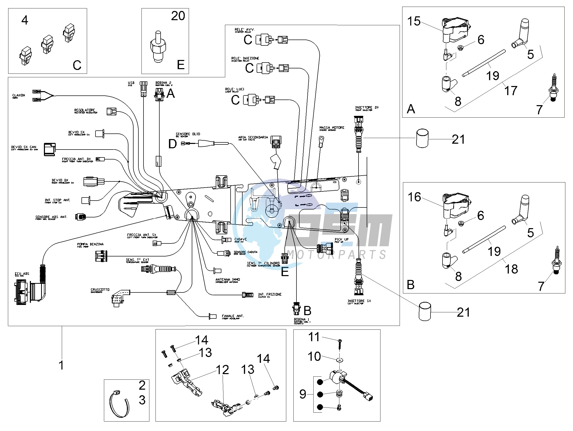 Central electrical system