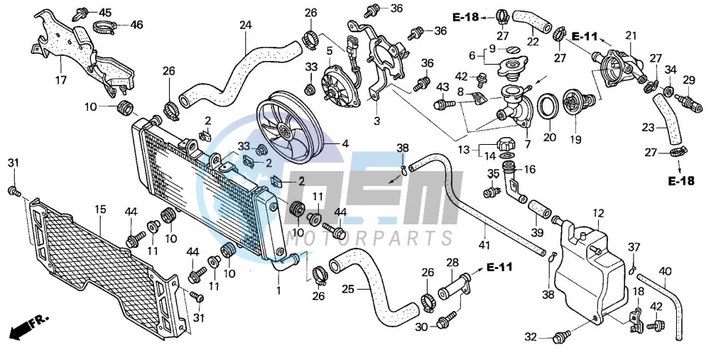 RADIATOR (CB1300/F/F1/S)