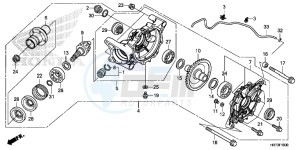 TRX420FA6G TRX420 Europe Direct - (ED) drawing REAR FINAL GEAR