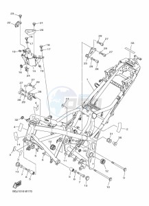 MT-03 MTN320-A (BEV8) drawing FRAME