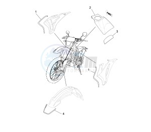 WR F 250 drawing GUARD EURO KIT