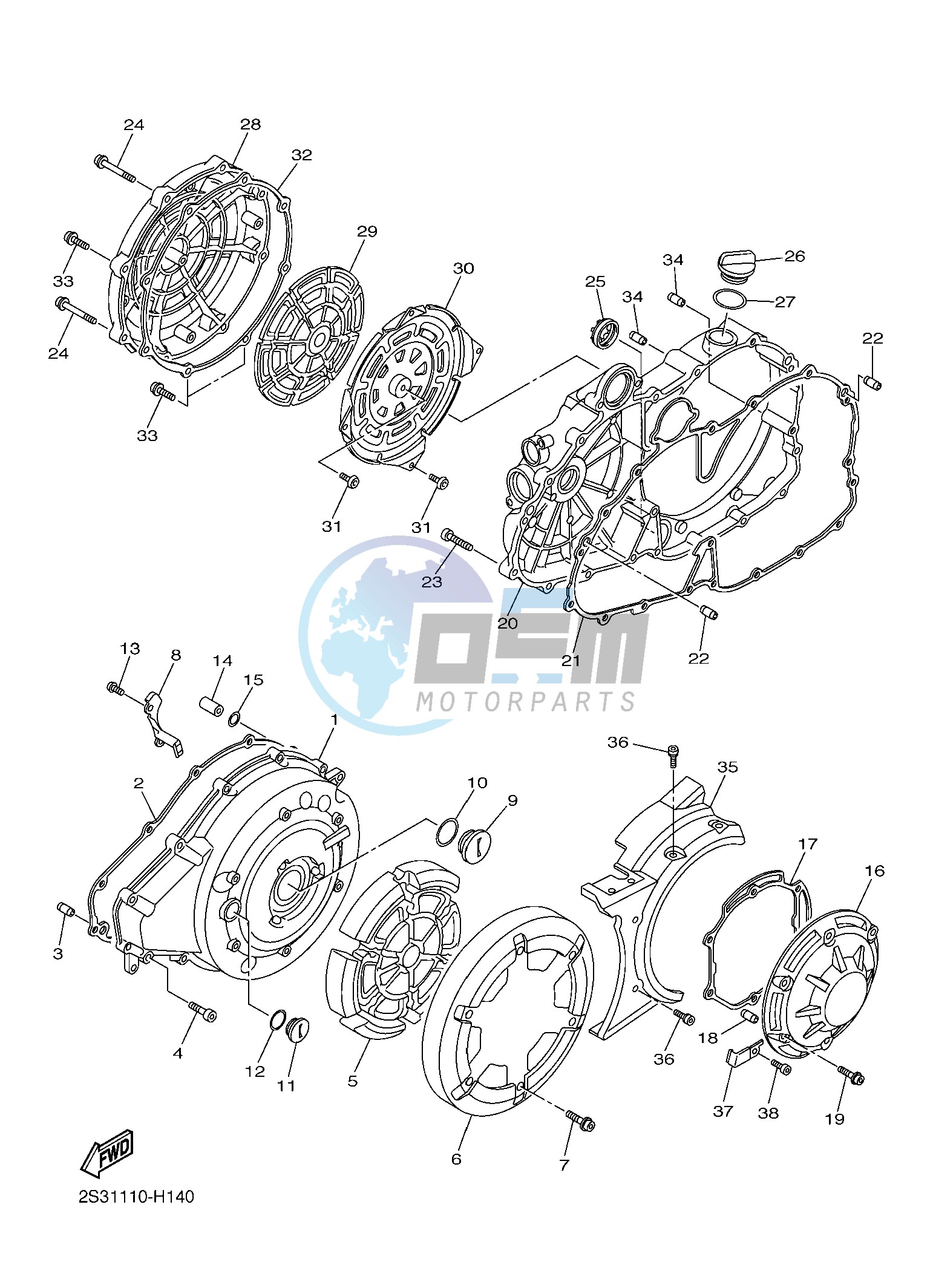 CRANKCASE COVER 1