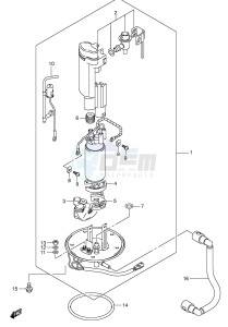 GSX-R1000 (E2) drawing FUEL PUMP