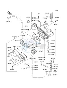 ELIMINATOR 125 BN125-A8 GB XX (EU ME A(FRICA) drawing Air Cleaner