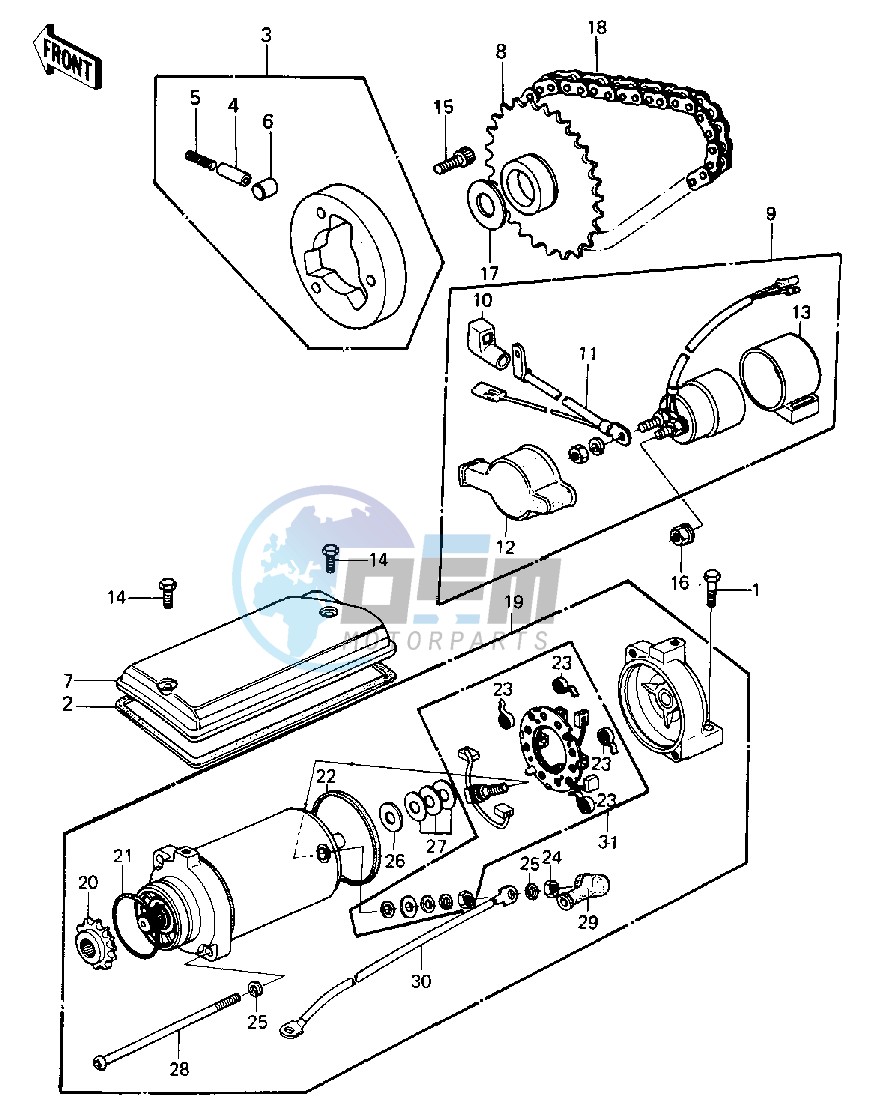 STARTER MOTOR_STARTER CLUTCH -- 80 B1- -