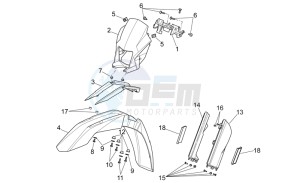 SXV 450 SXV 450-550 STREET LEGAL drawing Front body I